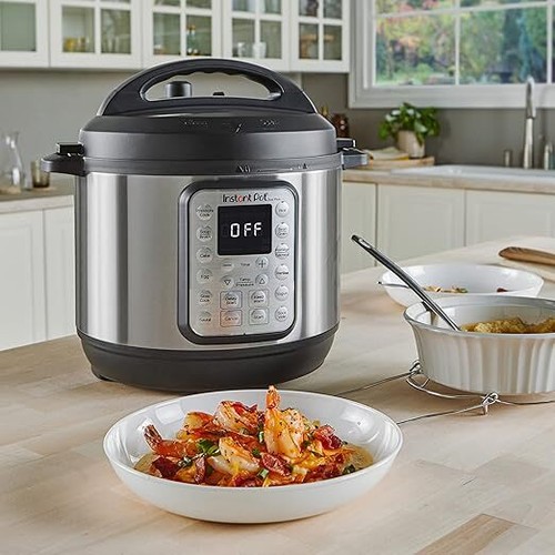 Pot 9-In-1 Duo plus 8L Electric Pressure Cooker 13 Smart Programs: Pressure - Picture 2 of 3