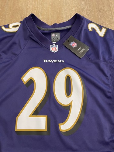 Nike Baltimore Ravens Football Jersey Earl Thomas Men’s size XXL 2XL $100 purple - Picture 3 of 6