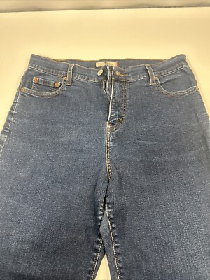 Levi's 512 Perfectly Slimming Bootcut Woman's Blue Jeans Size 14 S