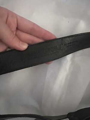 VTG Banana Republic Black Western Embroidered Brass Belt  display picture 2