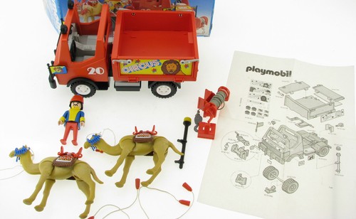PLAYMOBIL 3452 V1 Zirkus LKW und Kamele in OVP Box 1986 Figur Circus Truck - Bild 11 von 13