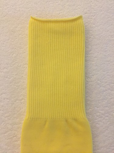CALZE DA CALCIO AL GINOCCHIO GIALLO, YELLOW KNEE FOOTBALL SOCKS - Foto 3 di 3