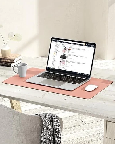 Desk Pad Office Desk Mat Pad PU Leather Waterproof Desk Mat Laptop Mat Dual-Side - Picture 4 of 39