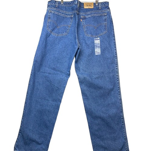 LEVI's 504 Jeans Men's W31/L34 Blue Faded Whiskers Stretch Zip Fly