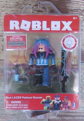 Roblox Blue Lazer Parkour Runner Action Figure New Ebay