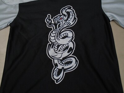 Vintage 90s Jnco Sport Dragon 85 Jersey Black & Grey Youth Size M