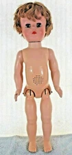 1950's Sayco 24" Walker Crier Doll Vintage Antique Sleep Eyes Rooted Hair Works!