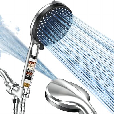High Turbo Pressure Shower Head Bathroom Powerful Energy Water Saving ...