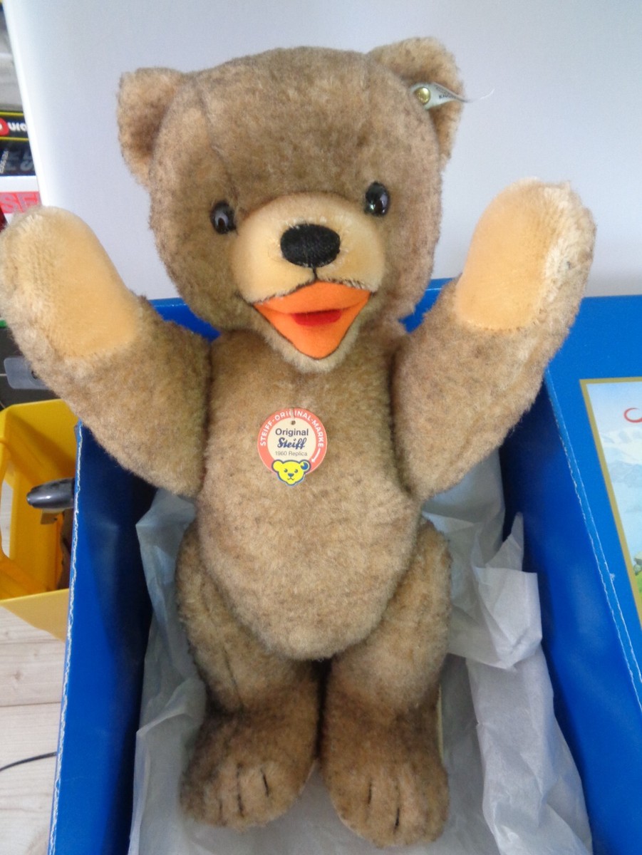 STEIFF 1996年 Bären-Marke ミルク・ネスレ・ベア約37cm Steiff Bärenmarke Bär Milch-Bär 999000 35cm limitierte Auflage