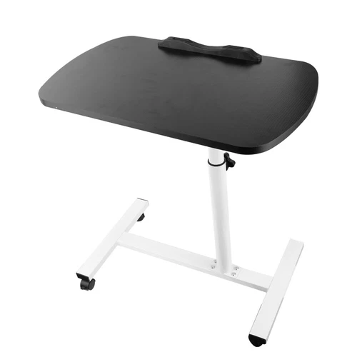 Height Adjustable Mobile Over Bed Table Hospital Overbed Aid Chair Laptop Tray - Picture 4 of 15