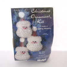 Sulyn Christmas Ornament Kit Jolly Santa No. 109-A USA NIP Unused Sequin Beads