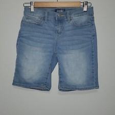Old Navy Light Blue Denim Shorts Youth Girls Size 14 Regular Adjustable Waist