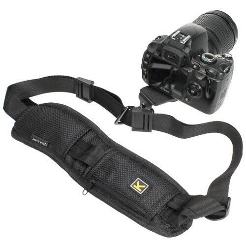 Tracolla collo rapido per fotocamere Canon Nikon Sony - Foto 1 di 9