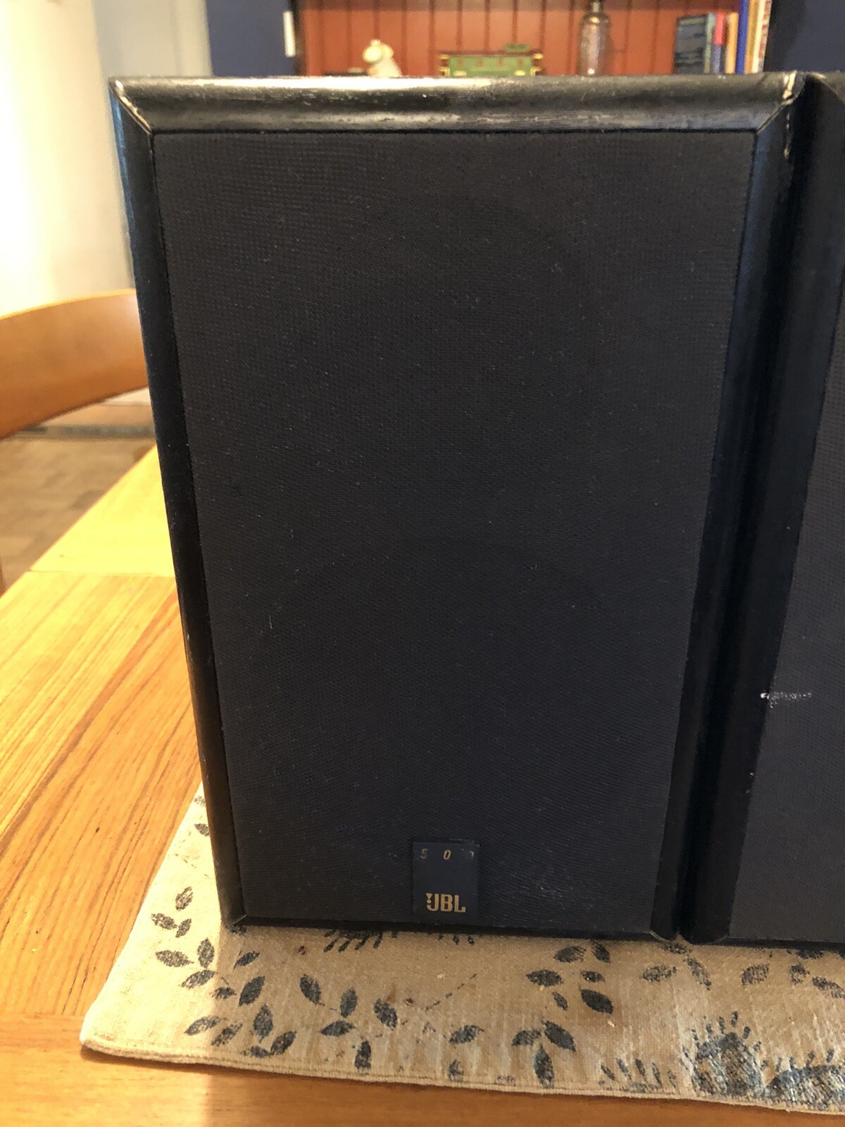 Pair Of Vintage Black JBL 500 Bookshelf Speakers Tested Working 101/2"" Tall eBay
