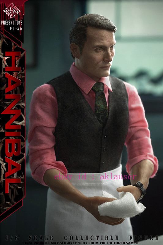 Present Toys Pt-Sp36 1/6 Hannibal Lecter Mads Mikkelsen Action