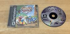 Smurf Racer Sony PlayStation 1 PS1 2001 CIB Complete Black Label Tested Smurfs