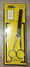 Vintage Denco Imported Cutlery D1 Double Thinning Shears Italy - New Old Stock