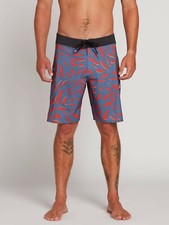 Volcom Scrap Mod-Tech Trunks Size 32 Blue Rinse Surf Surfing A0831905 NWOT
