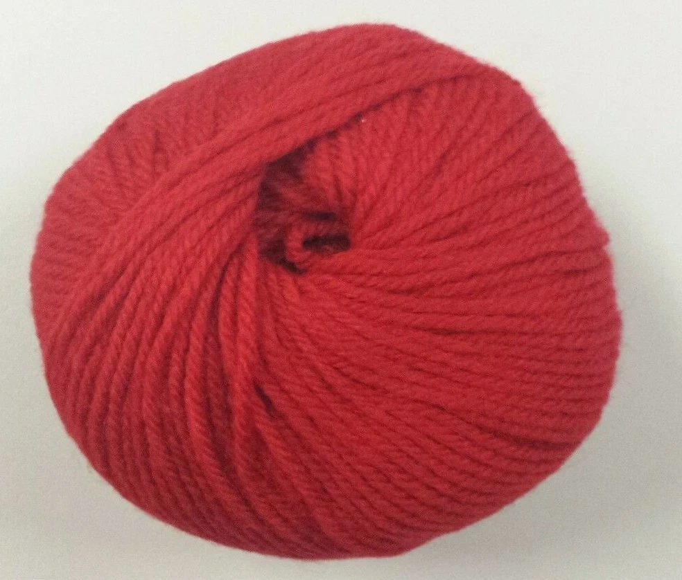 Heirloom Merino Magic 8 Ply #202 Cherry Red 100% Wool 