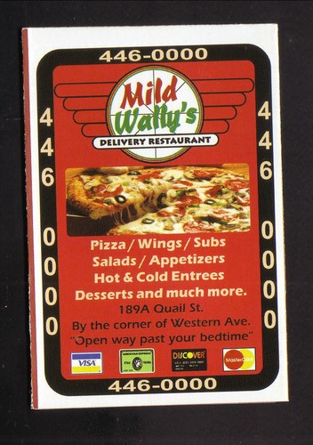 Albany Conquest--2006 Pocket Schedule--Mild Wally's--AF2 - Picture 2 of 2