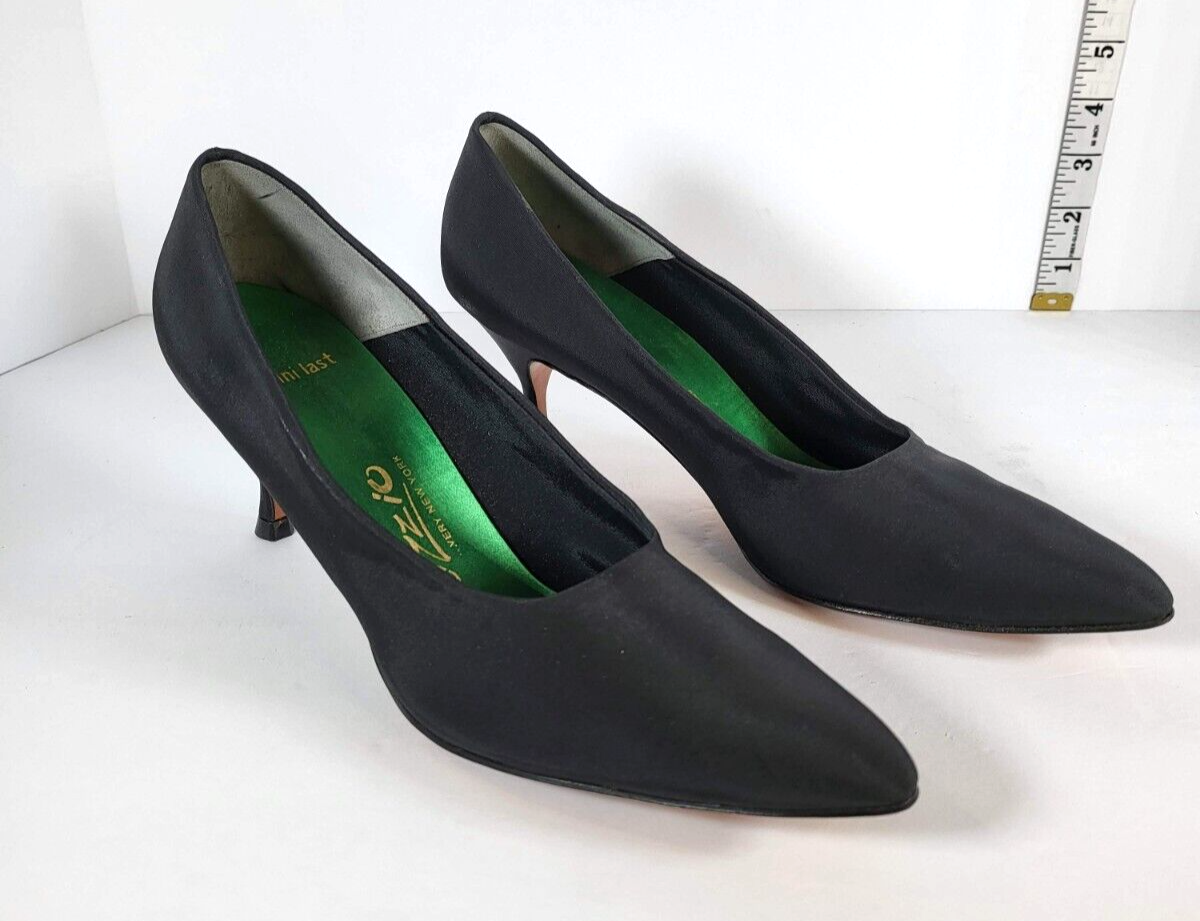 black kitten heel dress shoes Women's Meant To Be Mine Black Slingback Kitten Heels | Size: 5.5 main image 1