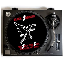 BLACK SABBATH Turntable Slipmat For Vinyl Records 12" DJ Slip Mat heavy metal