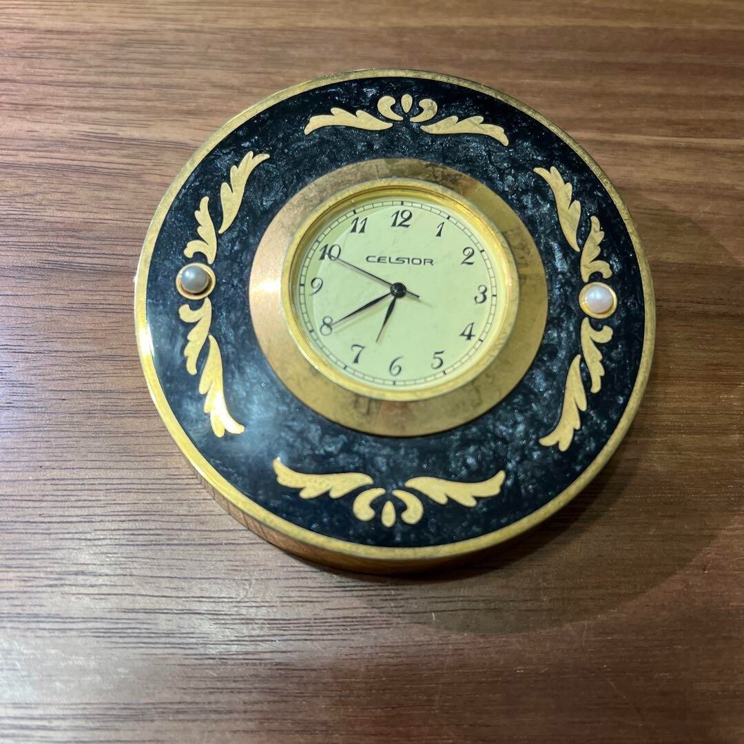 Mikimoto Celsior Table Clock Gold Fashion Accessary Rare Unused | eBay