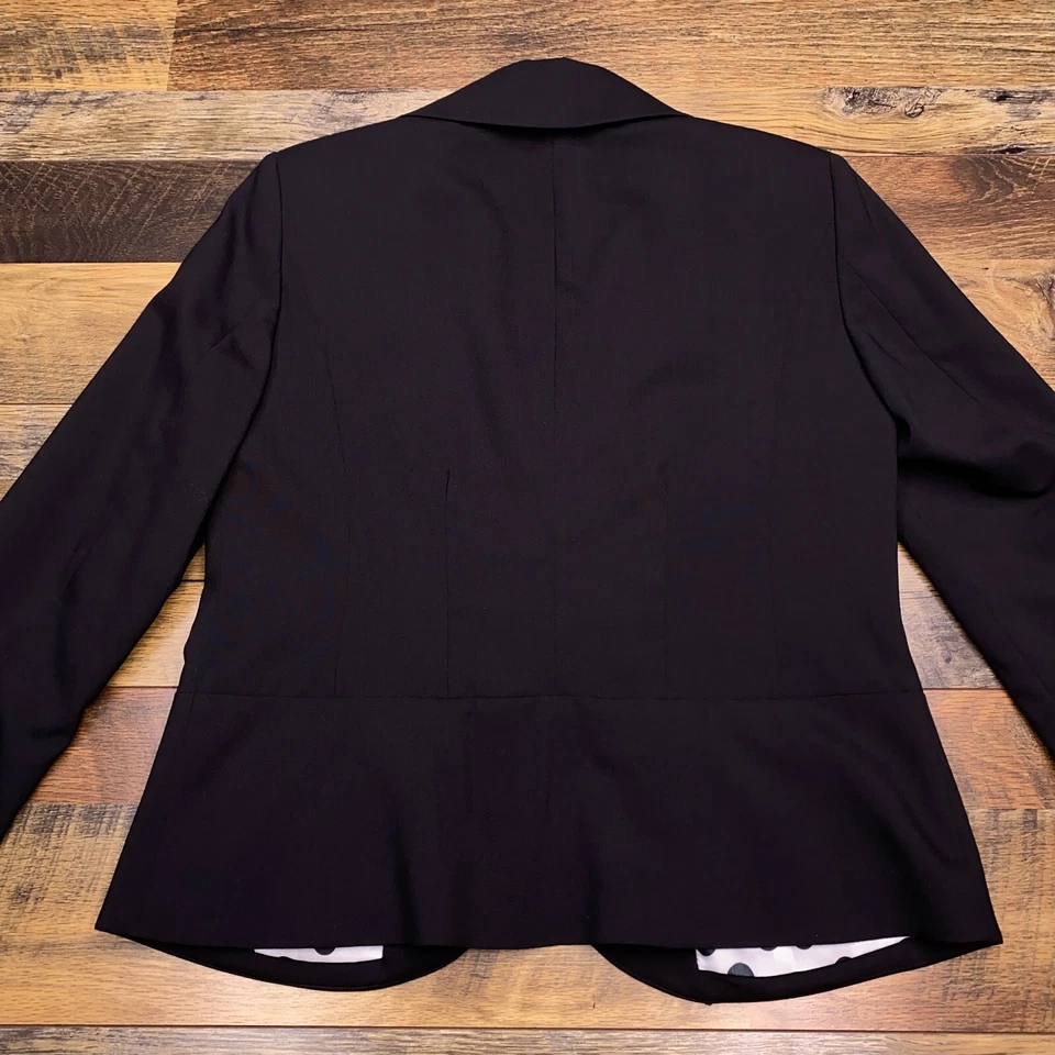 Blazer Pendleton Vintage Mujer 6 Negro Lunares Chaqueta Lana Elastizada EE. UU. Foto 2 de 4