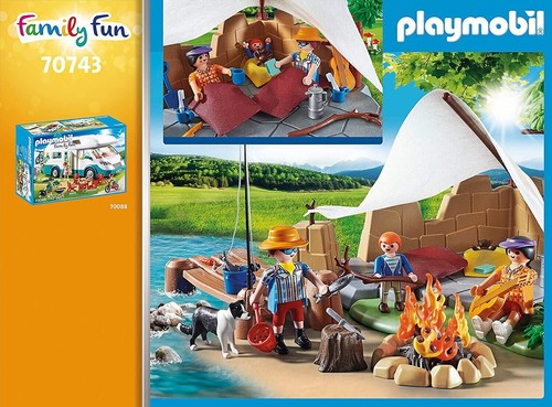Original Playmobil Family Fun 70743 - Campingfamilie - Bild 2 von 3