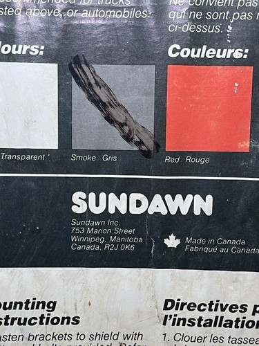 Vintage 6"x48.5" Big Bugger Sundawn Smoke Color (No Hardware) See Descrip Box - Picture 9 of 18