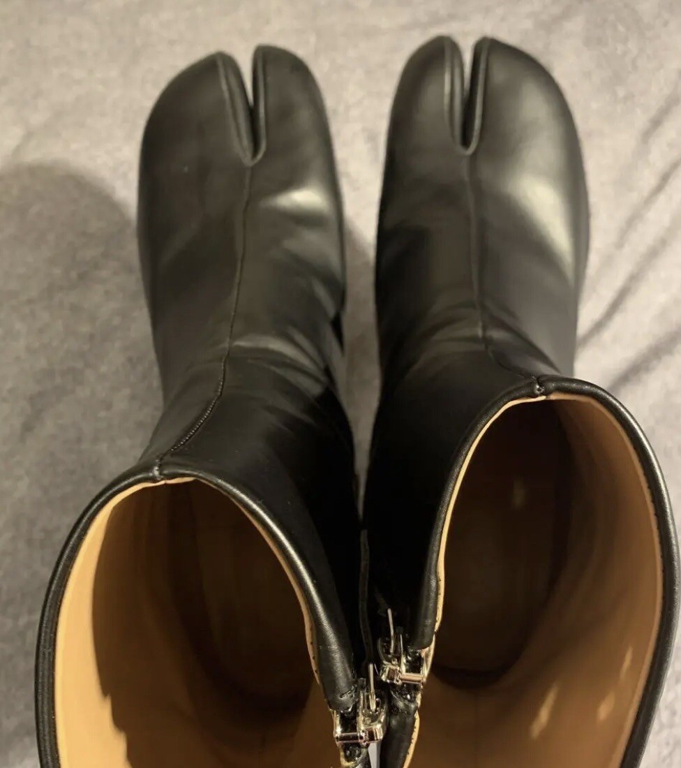 靴 Maison Margiela tabi boots 44 Tabi Boots 44 Black Heel 8Cm | eBay