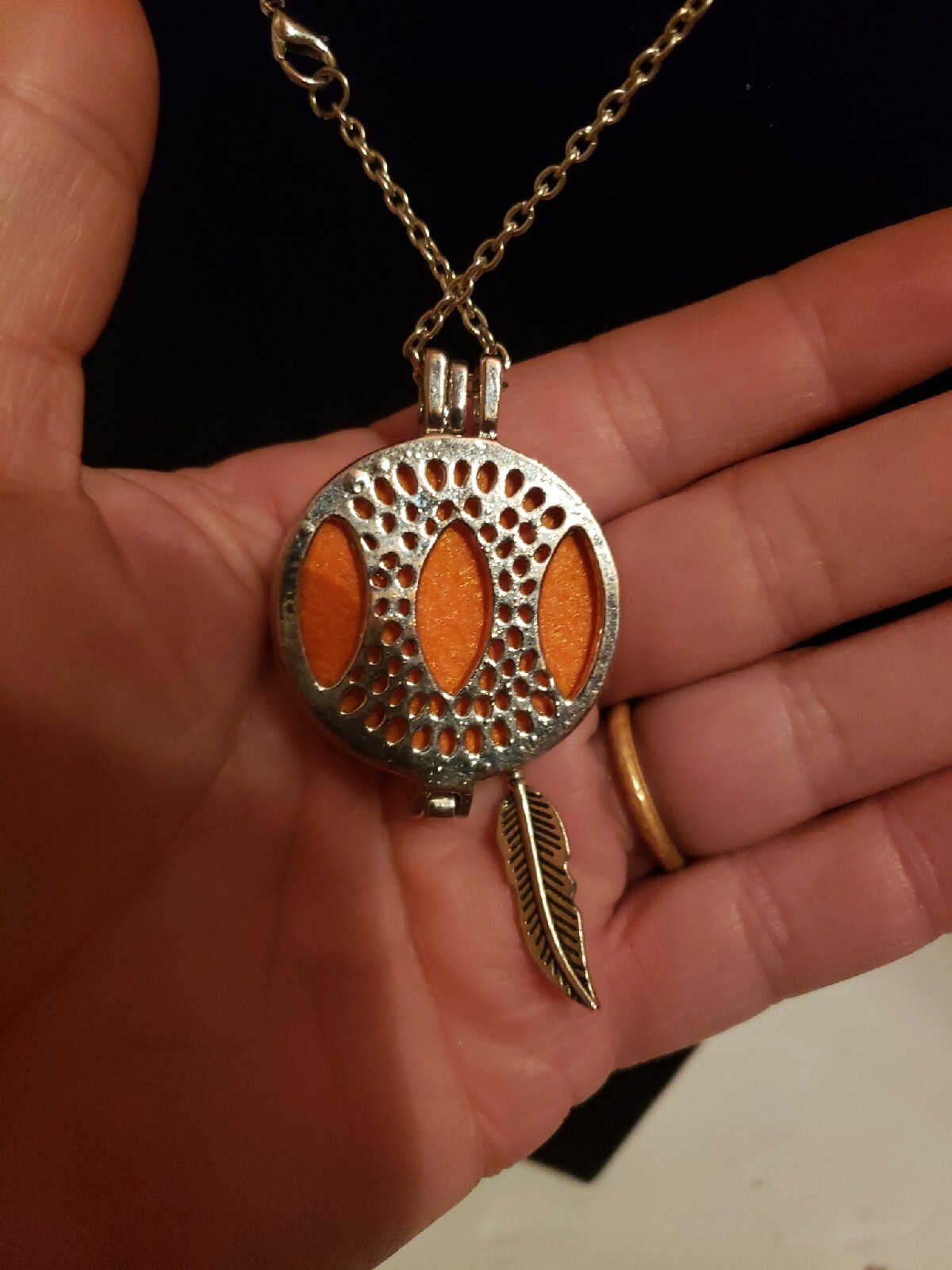 DREAM CATCHER ESSENTIAL OIL DIFFUSER NECKLACE ARO… - image 2