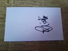 Signed Filippo Missori Sassuolo/italy 20s Football White Index Card