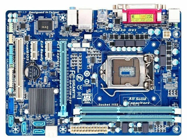 GIGABYTE GA-B75M-D3V LGA 1155 DDR3 For 2th/3th Intel CPU Micro-ATX Motherboard