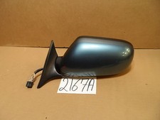 98 99 00 01 02 03 Jaguar XJ8 DRIVER side Mirror Used Power Blue Color #2167-A