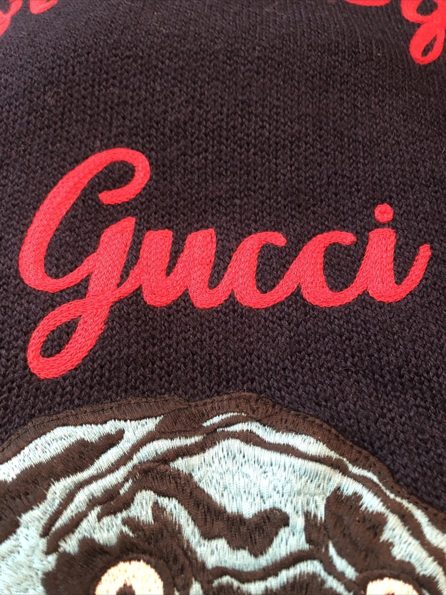 【⭐️年末セール⭐️】GUCCI 黒 長袖ニット vintage 420258_1.jpg
