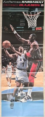 Poster Poster MVP Basketball NBA Penny Hardaway Hakeem Olajuwon Double A1 150x55cm