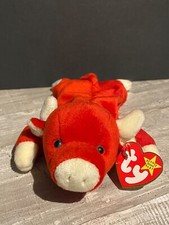 TY Beanie Baby Snort, 1995, non smoking house...