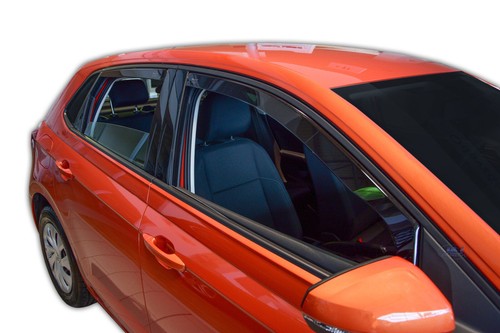 Deflectores de viento para VW Polo 2017-up juego de 4 puertas tintado Heko - Imagen 2 de 11