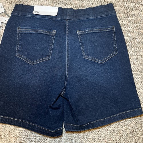 Pantaloncini jeans Liz Claiborne Ambra pull on taglia 6 nuovi con etichette - Foto 9 di 9