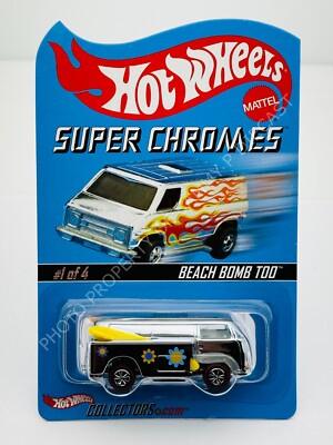Hot Wheels 2003 RLC Redline Club BEACH BOMB TOO Super Chromes #6980/12500 NEW !!