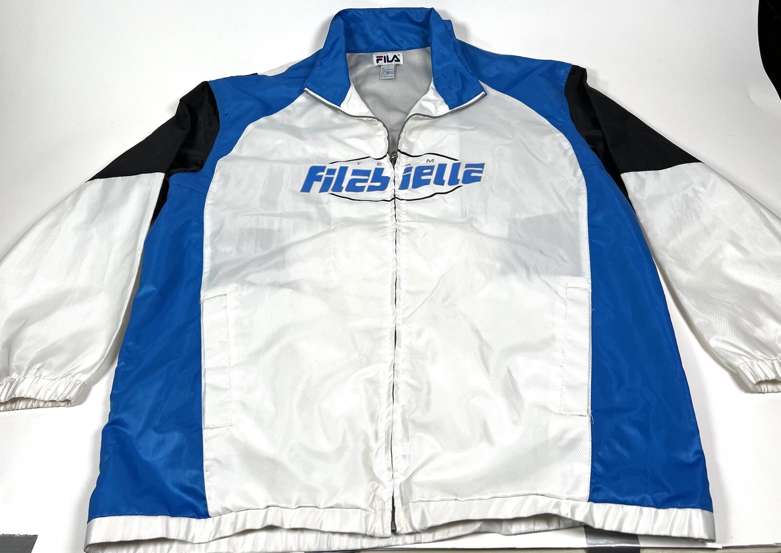 Fila Giacca Ciclismo Filabiella Vintage Uomo Large Blu