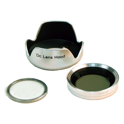 Magnetic 22mm GGS kit UV filter/CPL Polarizer/Lens Hood Brand New from US Seller