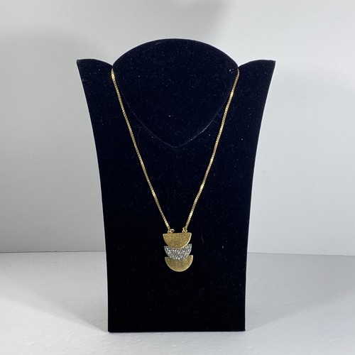 J. Crew 3 Tier Half Circle Pendant 