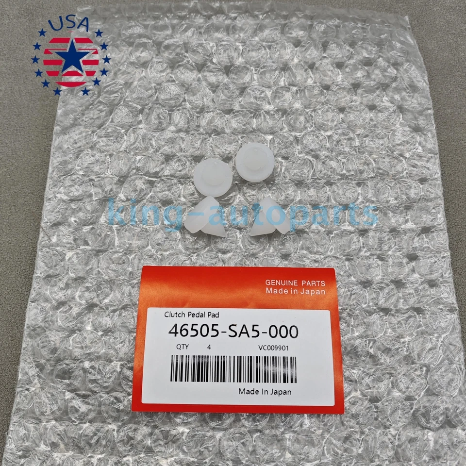 New 4X Brake Clutch Pedal Stopper Stop Pad 46505-SA5-000 For Honda Civic Accord Foto 4 de 4