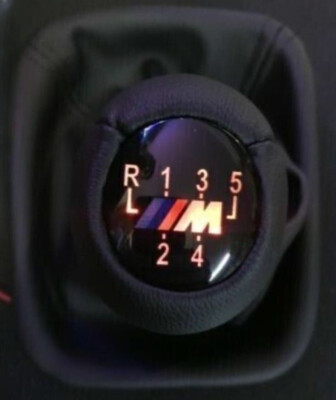 New 5-Speed Leather Shift Knob illuminated ZHP Fits for BMW M3 E30 E36 E46