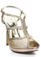 New Jeweled Rhinestone PeepToe Slingback Dress Sandal Stiletto Heel Low Platform