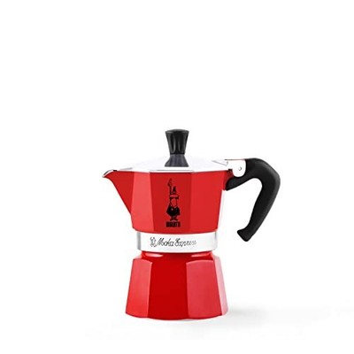 4941 Moka Express Espresso Maker 1cups Red