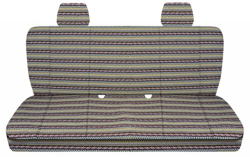 Cubierta de asiento de banco de camión Tribal Aztec Boho se adapta a Chevy S10 1992-1993 asiento de banco + 2 horas - Imagen 13 de 18