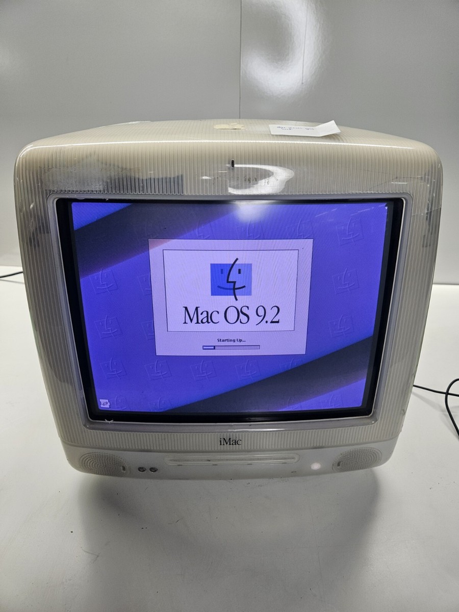 Apple iMac G3 M5521 Flower Power PowerPC G3 500MHz 320MB Ram 19GB 